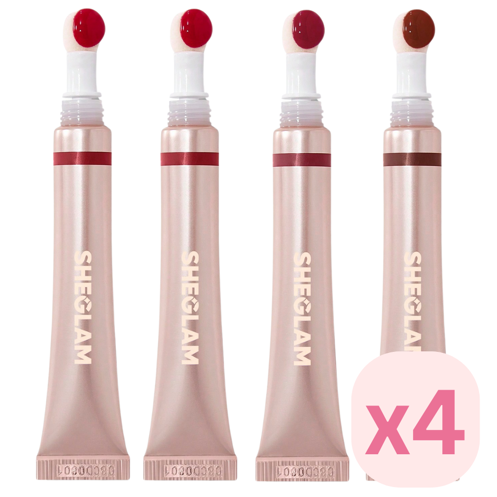 SHEGLAM ملمّع الشفاه – عبوة 4 ألوان | Brillant Lèvres – Pack de 4 Couleurs